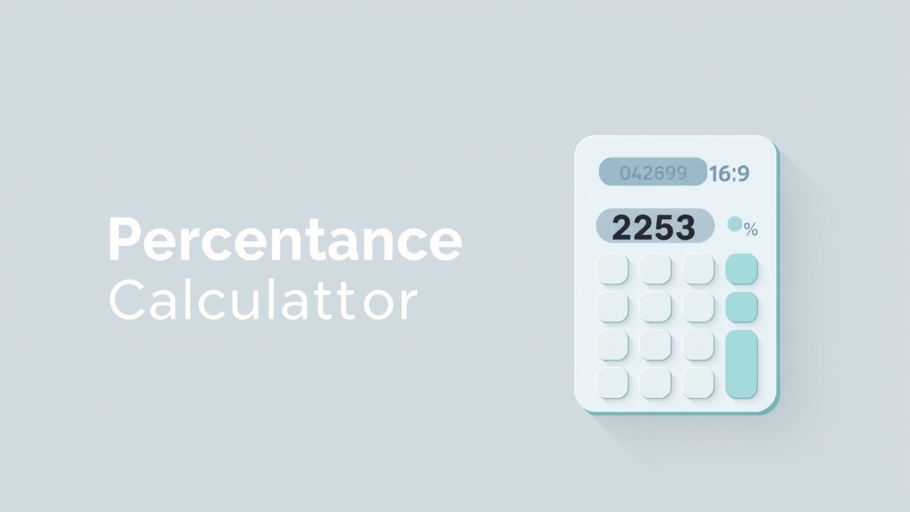 Percentage Calculator: Your Free Online Tool for Fast and Accurate Calculations