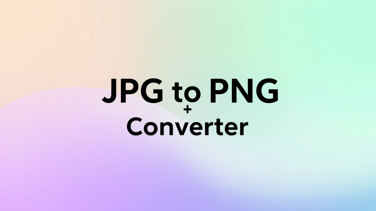 JPG to PNG Converter: Free Online Tool for Fast, High-Quality Image Conversion
