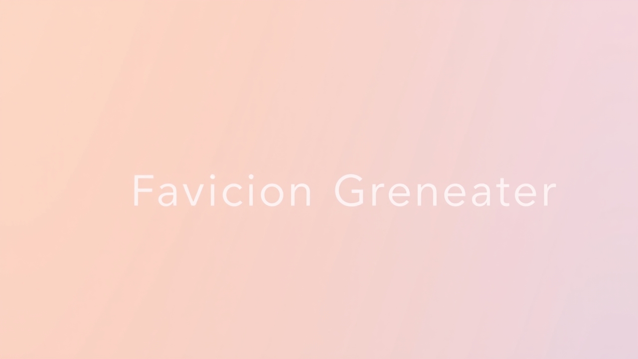 Favicon Generator: The Ultimate Free Tool for Perfect Website Icons