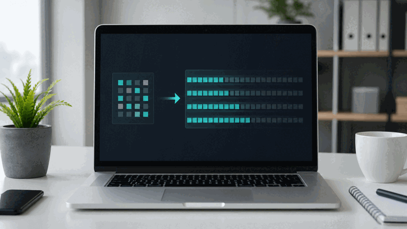 Programmer converting hex values to binary