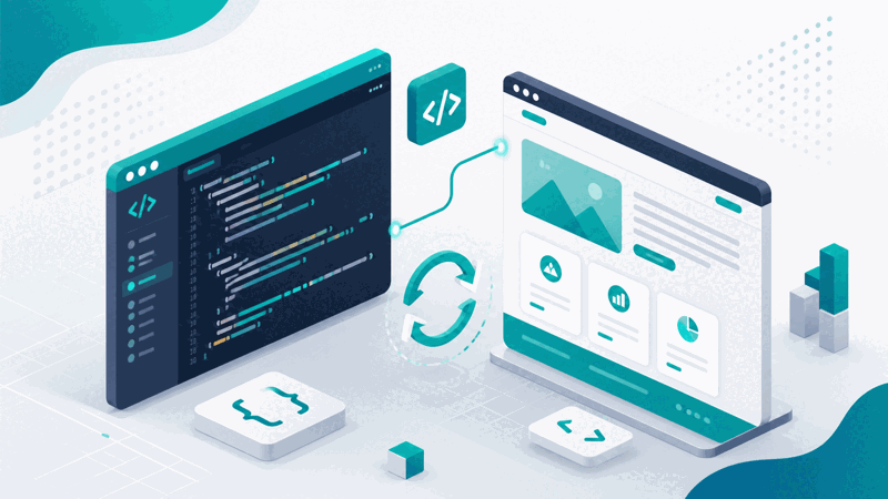 HTML written with the rendered result shown live