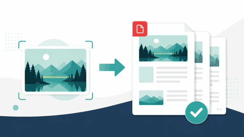 JPG to PDF converter turning JPG images into a PDF