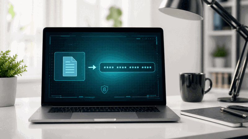 MD5 generator creating an MD5 hash of text