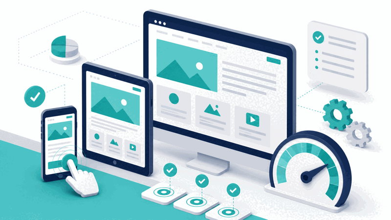 A mobile-friendliness result highlighting aspects to improve