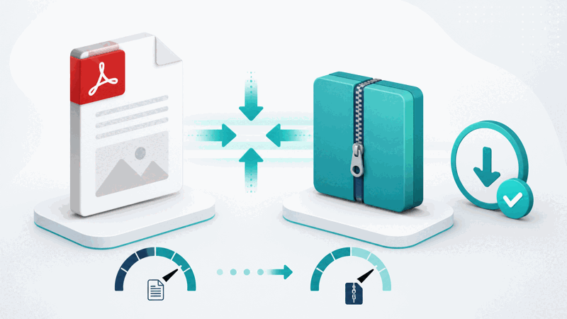 A PDF packaged into a ZIP file