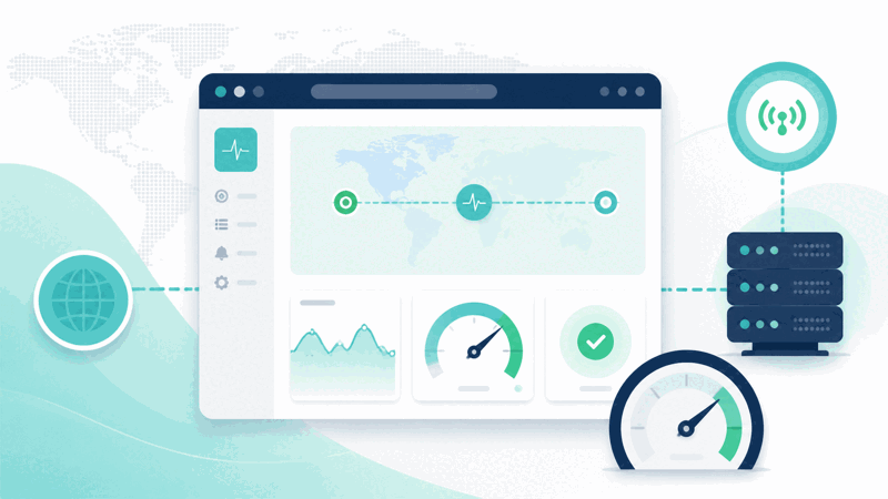 Ping tool testing whether a website or server responds
