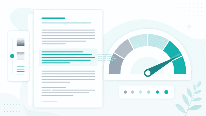 Checking the readability scores of a text
