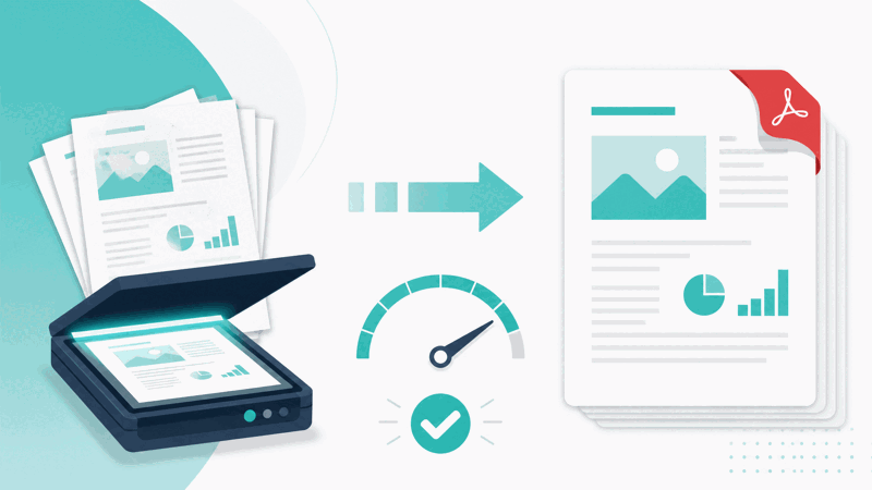 TIFF to PDF converter turning TIFF images into a PDF
