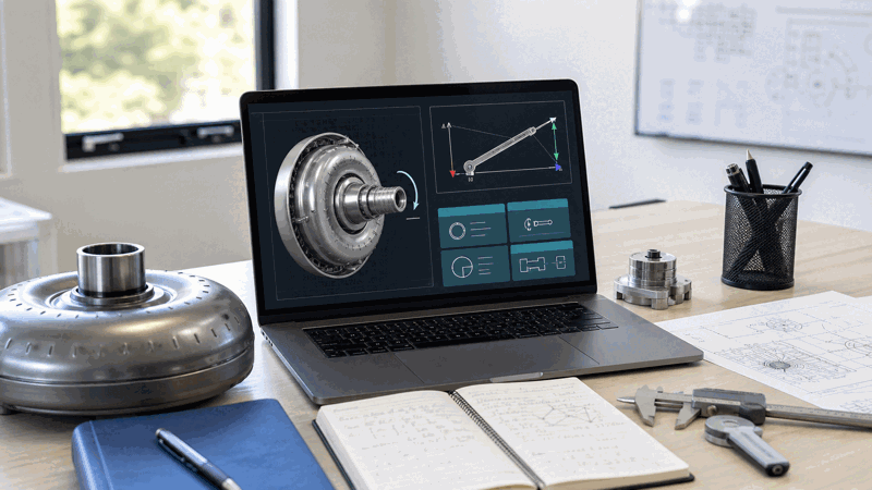 Mechanic converting a torque specification for a wrench