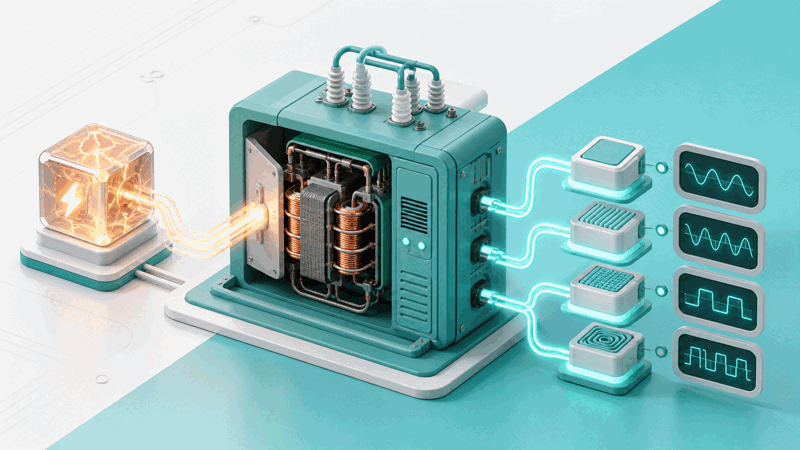 Voltage converted between prefixed units